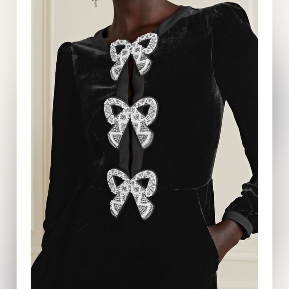 New Saloni Camille Bow Embellished Jumpsuit - Picture 5 of 13